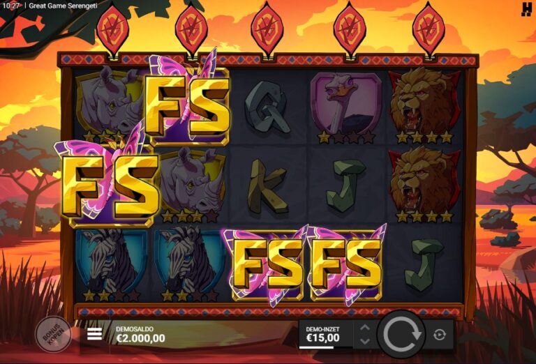 Screenshot 2 van Great Game Serengeti
